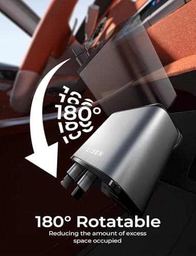 LISEN Retractable Car Charger for iPhone 17, 69W USB C Car Accessories Adapter USB C Charger Fast Charging, Gifts for Women Men, Travel Essentials, for iPhone 17 Pro Max Air 16 15 14 13 12 Samsung S25 - Image 8