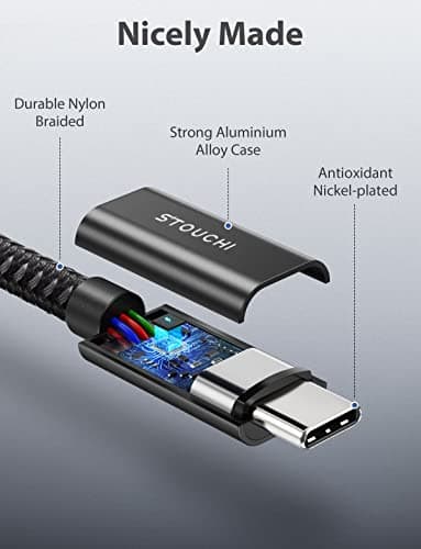 Stouchi USB C Extension Cable 10FT/3M, USB C Extension Cable Type C 3.1 Male to Female Fast Charging & Audio Data Transfer for Galaxy S22, iPad mini/Pro, MacBook Air M2/ M1 Mac mini/Pro, Mag- Safe - Image 4