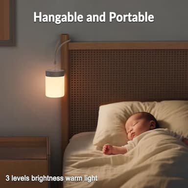 Kipcush Night Light White Noise Sound Machine, Max 8H Timer, 20 Soothing Sleep Sounds. Portable Design for Bedroom, Office, Nursery, Travel, Up to 8 Hours Battery Life - Image 5