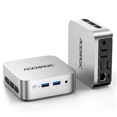 ACEMAGIC Vista V1 Mini Pc, 16GB DDR4 RAM 256GB SSD Mini Computer, 13Th Gen Intel N150 (Beat N100/N95 Up to 3.6Ghz), UHD 4K HDMI DP, Dual WiFi/Bt, Gigabit Ethernet Vesa, Home/Office Micro Pc - Image 1