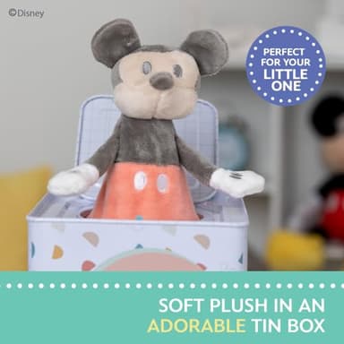 KIDS PREFERRED Disney Baby Mickey Mouse Jack in The Box Musical Toys for Babies and Toddlers, Plays “The Mickey Mouse March” Mickey Springs Out from A Colorful Box - Image 3