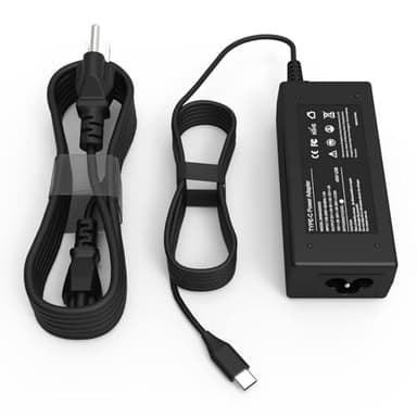 Universal 45W Type C USB C Chromebook Charger Laptop Compatible with HP 14 14A 11 11A G9 6 7 8 EE X360 14-ca051wm 14-ca052wm,Compatible with Lenovo Acer Samsung Google Asus Dell Power Cord Adapter - Image 1