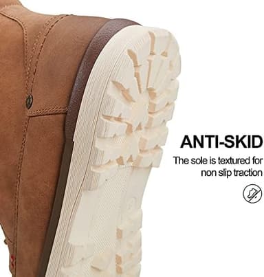 Vostey Men's Hiking Boots Waterproof Casual Chukka Boots for Men - Image 4