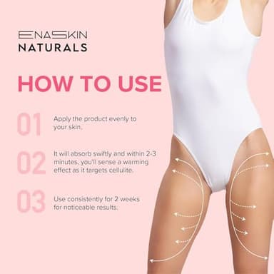 Enaskin Naturals Cellulite Remover for Legs & Anti Cellulite Cream - Skin Tightening Cream for Body, Lift and Firm Booty Cellulite Cream, Firming Cream for Loose Skin, 100 ML - Image 8
