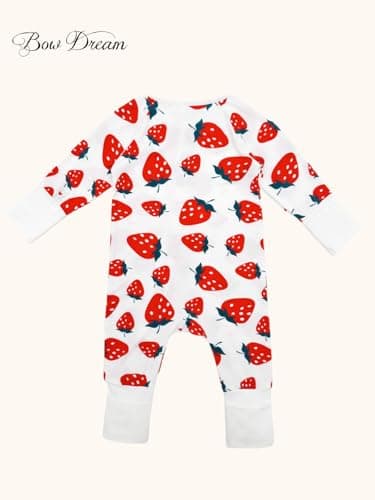 Bow Dream Baby Girl Clothing Bamboo Rayon Newborn outfit Infant boy Outfits Baby boy Romper Footies Jumpsuit - Image 2