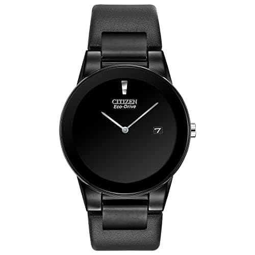 Citizen Men's Eco-Drive Modern Axiom Watch in Black IP Stainless Steel, Black Dial (Model: AU1065-07E) - Image 1