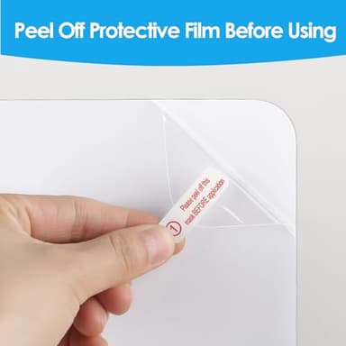 MaxGear 16 X 12 inch Magnetic Dry Erase Whiteboard for Refrigerator, Fridge Whiteboard Sheet Fridge Shopping List Office Notice Board with New Stain Resistant Technology (Include 1 Eraser,6 Markers) - Image 4