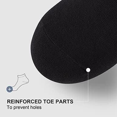 wernies No Show Men Socks, Low Cut Ankle Sock, Men Short Socks Casual Cotton Socks Size 6-10 - Image 5