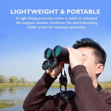 Wipecy 18x50 HD Binoculars for Adults - High Powered, Waterproof, Tripod Compatible - Perfect for Bird Watching, Hunting, Travel - Image 7