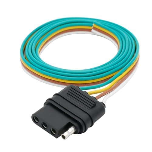 FIRMERST 16 Gauge Vehicle-Side Trailer Wire Pure Copper 5 Feet for Boat - Image 1