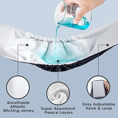 wegreeco Washable Male Dog Belly Band (Stylish Pattern)- Pack of 3 - Washable Male Dog Belly Wrap, Dog Diapers Male (Black, Charcoal, Navy, XX-Large) - Image 3