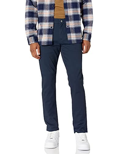 Amazon Essentials Men's Slim-Fit Pants, 5-Pocket Stretch Twill Design, Navy, 38W x 30L - Image 1