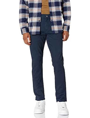 Amazon Essentials Men's Slim-Fit Pants, 5-Pocket Stretch Twill Design, Navy, 38W x 30L - Image 1