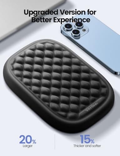 【Upgraded Larger and Thicker】Vaydeer Elbow Rest Pad 1pc, Desk Wrist Rest Memory Foam Armrest, Ergonomic Mouse Cushion Support, Wrist Pain Relief for Computer Laptop Working Typing Gaming Office Gadget - Image 3