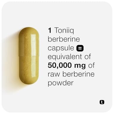 Toniiq Ultra High Strength Berberine HCl from The Himalayas - 100:1 Concentrated Extract - Lab-Tested 97% Berberine HCl - 90 Vegetarian Capsules, 500 mg per Capsule - Image 4