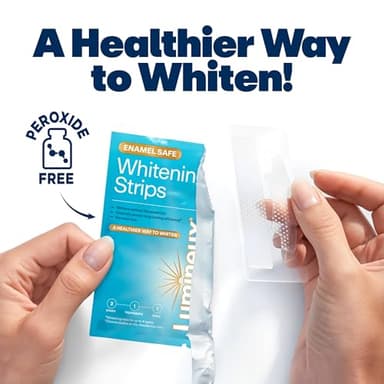 Lumineux Teeth Whitening Strips 21 Treatments – Peroxide Free - Enamel Safe for Whiter Teeth - Whitening Without The Sensitivity - Dentist Formulated - Sensitivity - Image 6