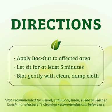 Biokleen Bac-Out Enzyme Stain & Odor Remover - 128 Ounces - Destroys Stains & Odors Safely, for Pet Stains, Laundry, Diapers, Wine, Carpets, & More, Eco-Friendly, Non-Toxic - Image 6