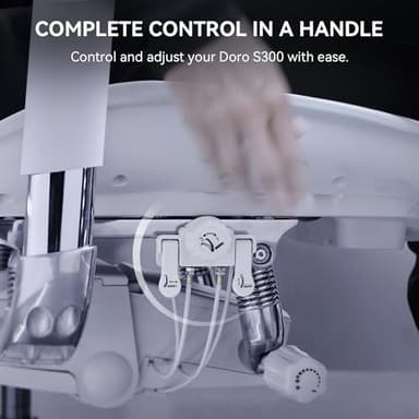 SIHOO Doro S300 Ergonomic Office Chair, Computer Chair, Gaming Chair with Dual Dynamic Lumbar Support, 6D Coordinated Armrests, Adjustable Rolling Chair (White Italian Velvet Mesh) - Image 9