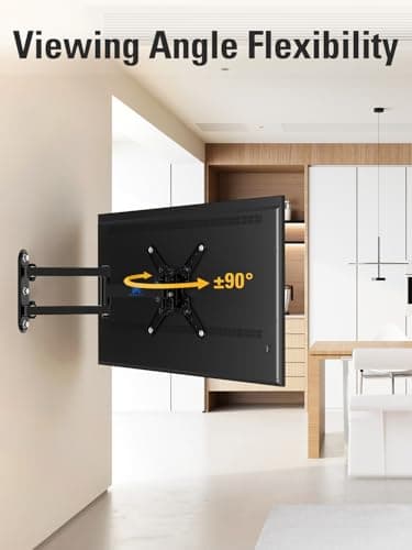 Mounting Dream UL Listed TV Mount Swivel and Tilt for Most 13-42 Inch TVs, Full Motion TV Wall Mount Bracket with Articulating Arm, Max VESA 200x200mm, Loading 50 lbs, MD2465 - Image 4