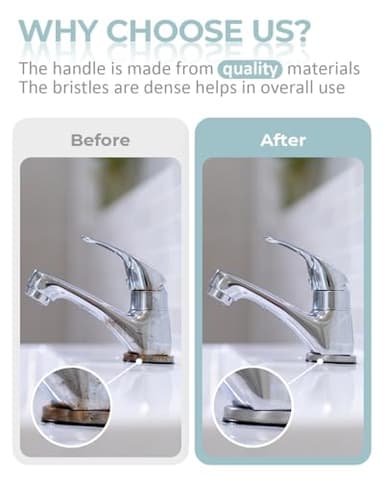 SXhyf Crevice Cleaning Brush - Grout Scrub Brush, House Cleaning Supplies, Gap Cleaning Tools, Home Essentials, Gifts for Women Men, Hard Bristle Crevice Cleaner Brush for Household Use, Bathroom - Image 4