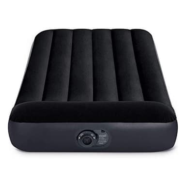 Intex Dura-Beam Standard Pillow Top Airbed Comfortable Blow Up Portable Air Mattress with Built-in Electric Pump and Carrying Bag, Twin Size, Blue - Image 8