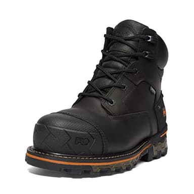 Timberland PRO Men's Boondock 6 Inch Composite Safety Toe Waterproof Industrial Work Boot, Black-2024 New, 9.5 Wide - Image 1