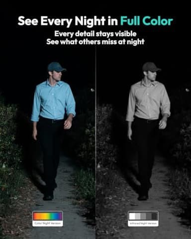 BOTSLAB Security Cameras Wireless Outdoor, 4 Cam-Kit with HomeBase, 4K Color Night Vision, Solar Security Camera System with 360° Pan&Tilt, No Monthly Fee, 32GB Local Storage Up to 16TB,AI Recognition - Image 6