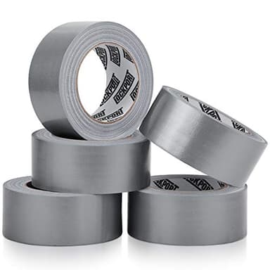 Lockport 5 Pack Duct Tape Heavy Duty Waterproof, Strong Adhesive Silver Duct Tape Bulk for Indoor Outdoor Repairs, Tear by Hand - 30 Yards x 2 Inch - Image 1