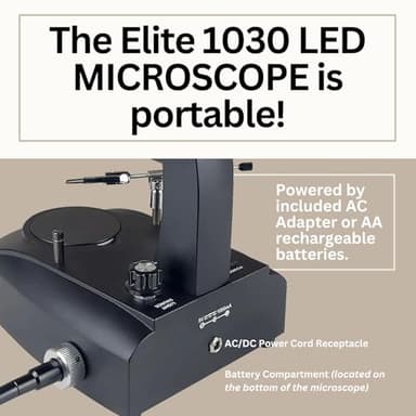 GemOro Elite 1030 LED Microscope | Professional High-Precision Jewelry, Gemstone & Watch Repair Inspection with Adjustable Zoom & LED Lighting | 10X to 30X Magnification | Portable, Ergonomic Design - Image 5