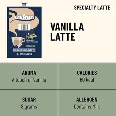 Lavazza Vanilla Latte Flavia Freshpacks, Case of 72 - Image 2