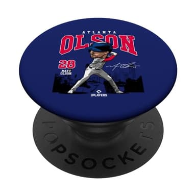 Matt Olson | Atlanta Baseball MLB Players | MLBOLS4027 PopSockets Adhesive PopGrip - Image 1