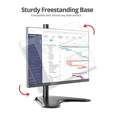 SIIG Height Adjustable Single Monitor Desk Stand for 13" to 32" - Image 9