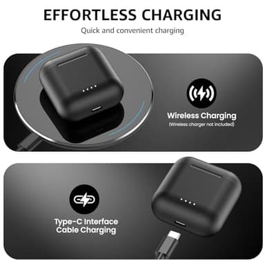 TOZO T6 Wireless Earbuds, Bluetooth 5.3 Ear Buds, Stereo Sound in Ear Headphones, 50 Hours Playtime, Wireless Charging Case, APP Customizable EQs, IPX8 Waterproof Earphones - Image 3