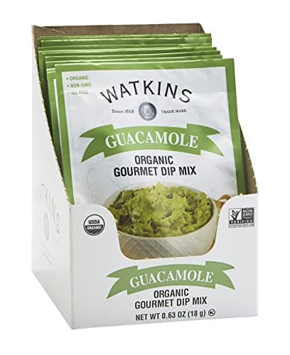 Watkins Organic Gourmet Dip Mix, Guacamole, 0.63 Ounce (Pack of 12) - Image 1
