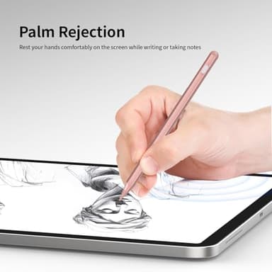 Tresoba Stylus Pen for iPad G2 2X Faster Charge iPencil, Compatible with Apple 2018-2025 iPad A16/10th/9th/8th/7th/6th Gen & Pro 12.9/11/13-inch M4 & Air 3rd/4th/5th/M2/M3 & Mini 5th/6th/7th, Rosegold - Image 6