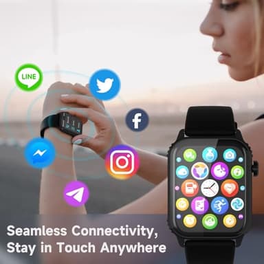 TRAUSI Smart Watch for Men, 1.83" HD - Image 4