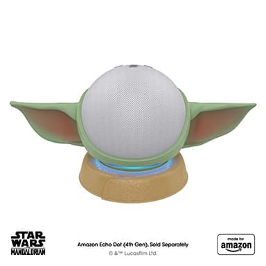 Made for Amazon, featuring The Mandalorian Baby Grogu ™-inspired Stand for Amazon Echo Dot (4th & 5th Gen) - Image 2