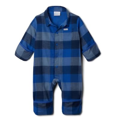 Columbia Baby Cornell Woods Flannel Bunting, Collegiate Navy Ombre Buffalo, 0/3 - Image 3