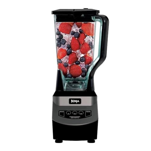 Ninja Blender, For-Smoothies, Salsa, Shakes, Slush, and-Frozen Drinks, Pitcher, and-Lid, for-Kitchen, Crushes Ice, Fruit, and-Veggies, 1000-Watt, Dishwasher Safe, Black, NJ601AMZ​ - Image 1