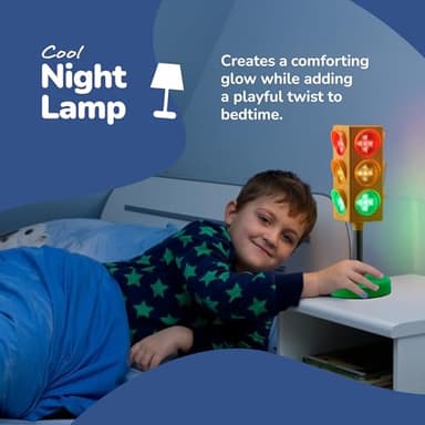 ArtCreativity Traffic Light - Teacher Classroom Must Haves Supplies, 8 Modes with Remote -Classroom Decor, Kindergarten Educational Lamp -Real Traffic Light Rotation Mode, Red Lights Green Lights Game - Image 9