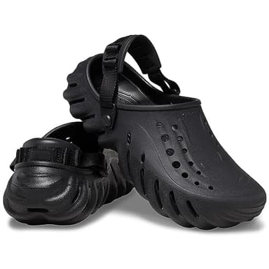 Crocs Unisex-Adult Echo Clog, Black, 12 Women/10 Men - Image 6