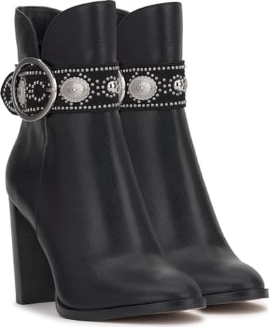 Jessica Simpson Women's FINOVA Ankle Boot, Black, 9 - Image 7