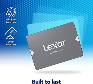 Lexar 512GB NS100 SSD 2.5 Inch SATA III Internal Solid State Drive, Up to 550MB/s Read, Gray (LNS100-512RBNA) - Image 5