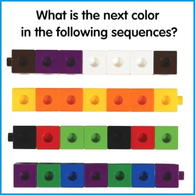 edxeducation Linking Cubes | Set of 100 | Counting Cubes | Color Sorting Toys | Math Manipulatives for Preschoolers, Pre K - Image 4