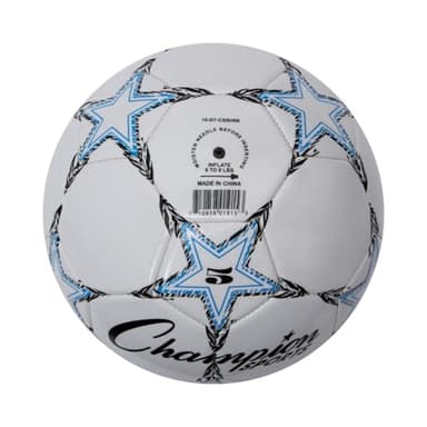 Champion Sports Viper Soccer Ball, Size 5 – Soft Touch TPU Cover, Airlock Bladder – Ages 12 & Up – Blue/Black/White - Image 9