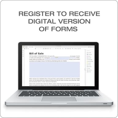 Adams Bill of Sale Forms Pack, Includes 2 Motor Vehicle and 2 General Bills of Sale, 8.5 x 11 Inches, White (ALFP111) - Image 5