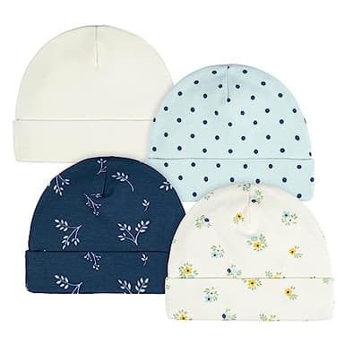 Gerber Baby Boys 12 Piece Layette Gift Set, Blue Flowers, 3-6 Months - Image 4