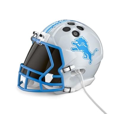 NFL Echo Dot Bundle: Includes Echo Dot | Charcoal and Limited-Edition NFL Helmet Stand | Detroit Lions - Image 4