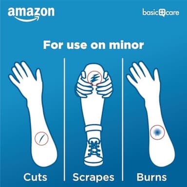 Amazon Basic Care Advanced Fast Healing Hydrocolloid Gel Bandages, Large Wound Dressing, 4 ct - Image 4