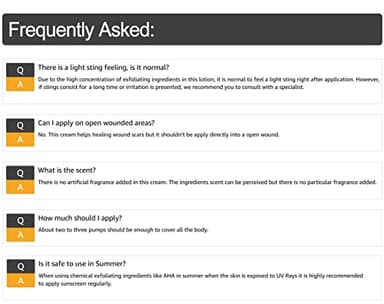 V11FACTORY AHA 12% Glycolic Acid Body Lotion – Korean Exfoliating & Hydrating Body Cream with Hyaluronic Acid & Collagen – Unscented, Paraben-Free Skin Smoothing Moisturizer, 10.6 oz - Image 9